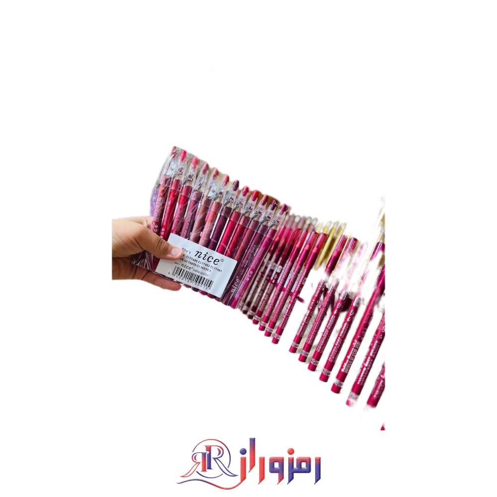 رژلب مدادی نایس nice تراشدار پک 12 عددی،خرید و قیمت رژلب مدادی نایس nice تراشدار پک 12 عددی